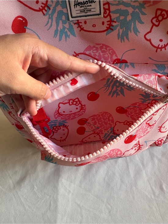 Herschel Hello Kitty Pink Tropical Full Size Backpack Kawaii School Work Bag
